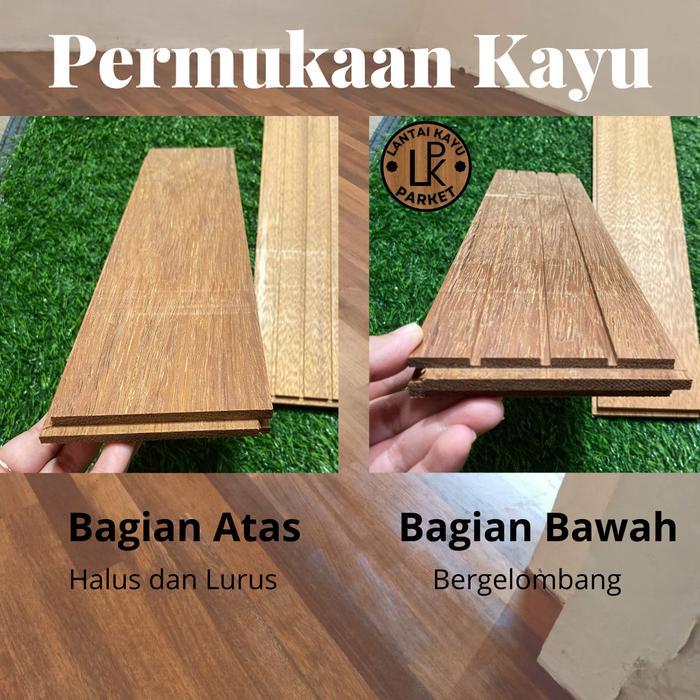 Berat Aktual Lantai Kayu Parket Solid Merbau Unfinish - Parket Lantai Kayu Merbau