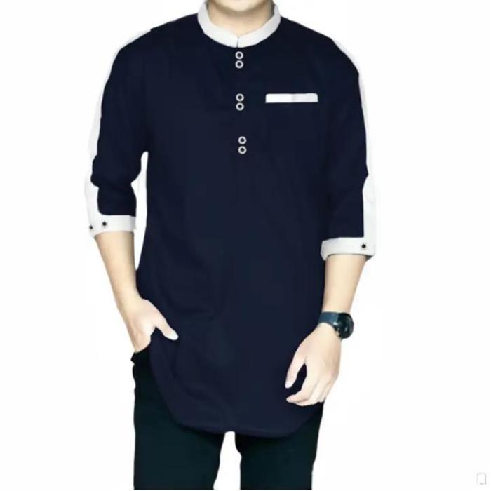 Best Seller Pik - Koko Kurta Zaka Dewasa Baju Pria Jumbo Kurta Muslim Panjang Katun Toyobo Original