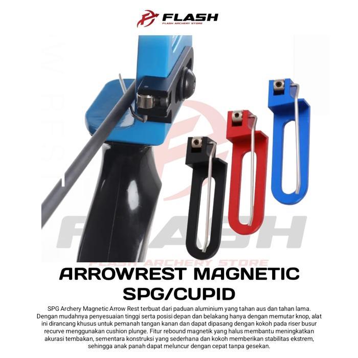 Terlaris Arrow Rest Magnetic Removable Recurve Bow And Barebow Spg Original