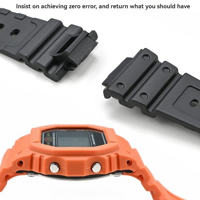 For G-shock Casio Small Square DW5600 DW-5600 GW-B5600 DW5610 GW-M5610 Resin Watch Strap + Case