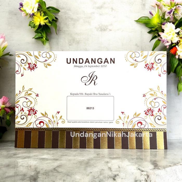 Blangko Undangan Kosong Pernikahan Erba Kartu BLANKO Simple 88213