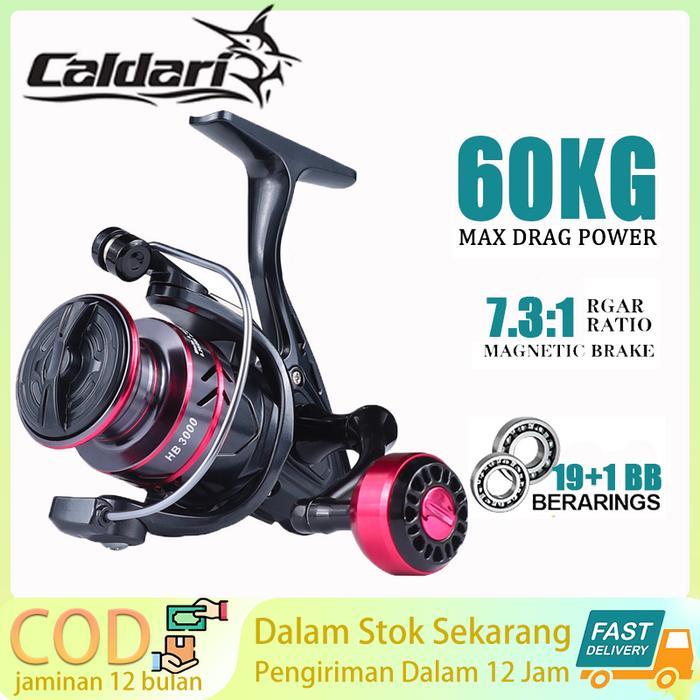 Caldari Pancing Reel Mesin Hb500-7000 15Kg Pancing Joran Pancing Fishing Reel