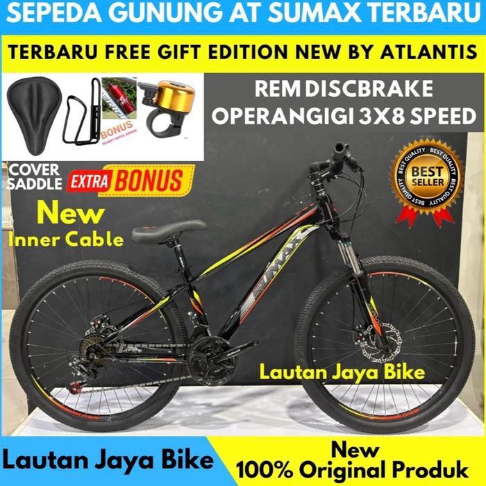 Hot Sale Sepeda Gunung Mtb 26 At Sumax Rem Discbrake Operangigi Terbaru