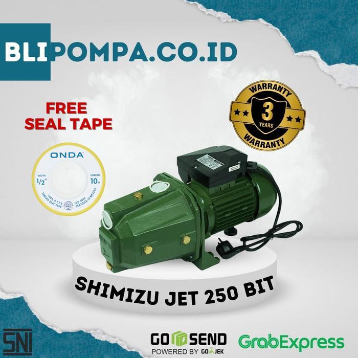Pompa Air Semi Jet SHIMIZU JET 250 BIT / Pompa Air Semi Jet Pump 250 Watt