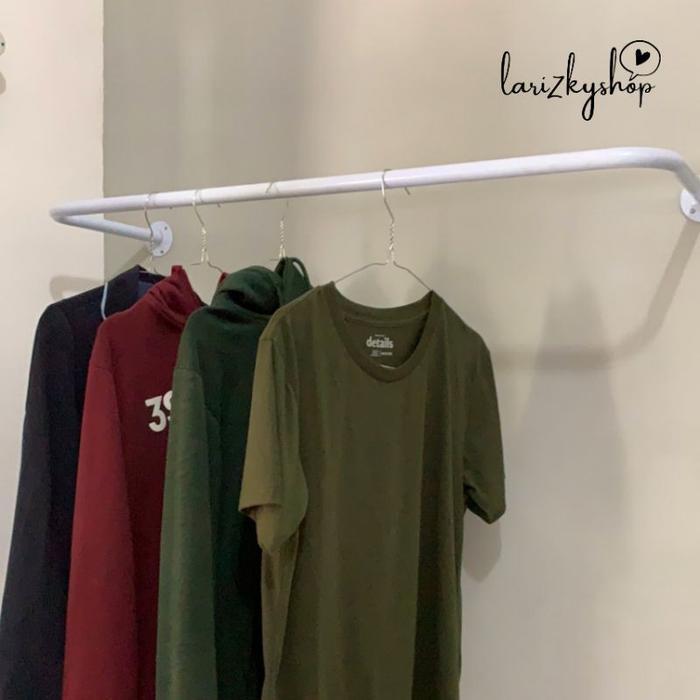 GANTUNGAN BAJU DINDING MULIG / GANTUNGAN BAJU GAWANG / HANGER BAJU DINDING