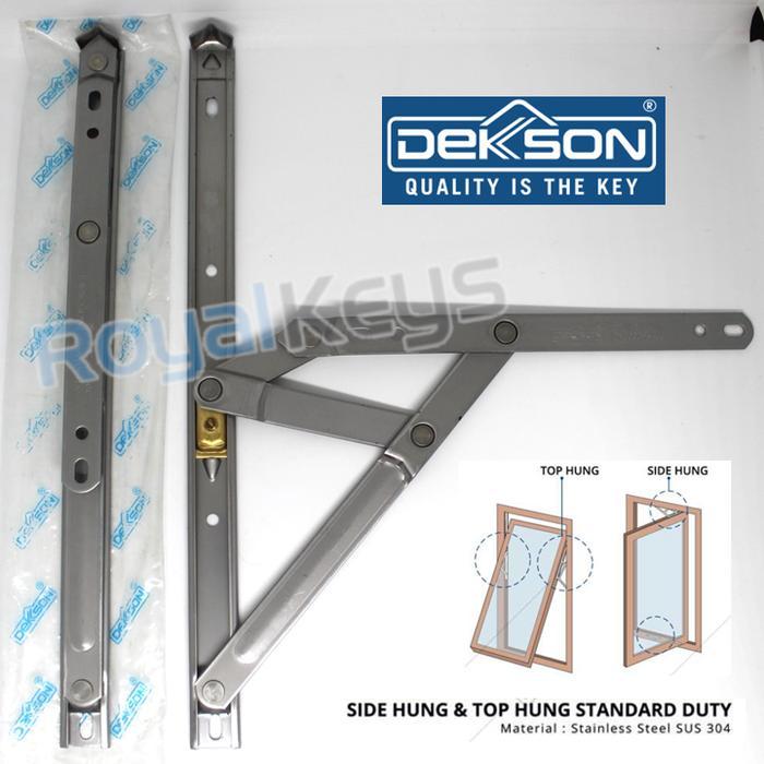 Friction Stay Dekson Dekkson FS SS 16" Inch Engsel Jendela Casement