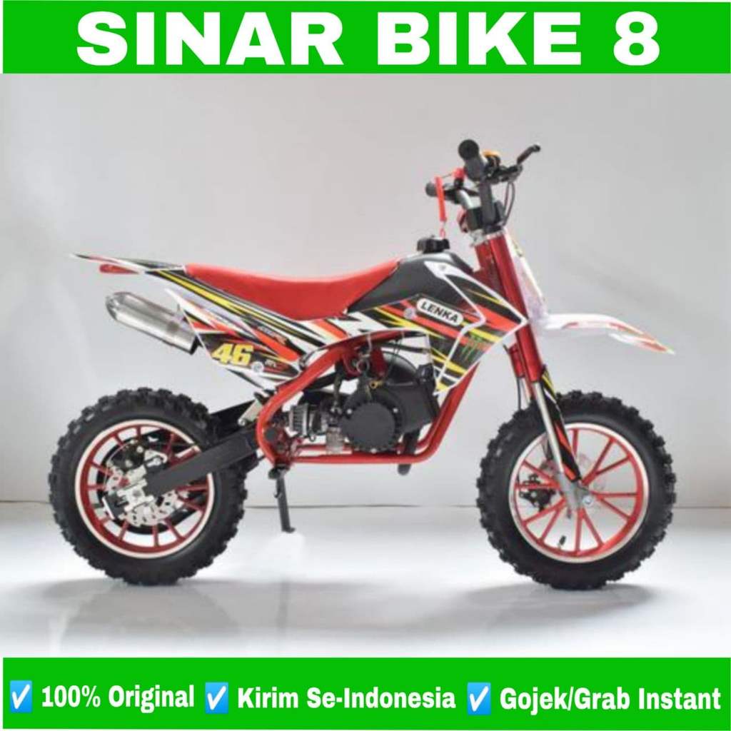 Mini Trail Lenka MC 46 / Motor Bensin Anak LENKA - Merah