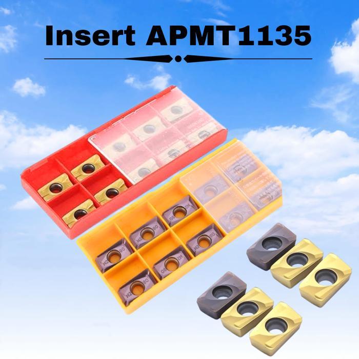 [] Apmt1135 Insert Carbide Cnc Untuk Mesin Milling