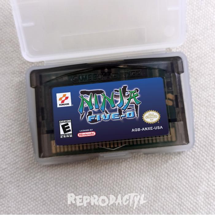 Kaset Judul Rare Nintendo Ninja Five-O Five 0 o Gameboy GBA SP