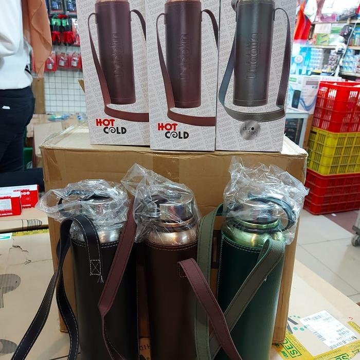 Dubblin Turbo 1500Ml Termos Air Panas Vaccum Dingin Tahan +Free Sarung Terbaru