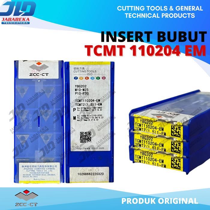 Insert Bubut TCMT 110204-EM ZCC.CT Insert TCMT 110204-EM Merk ZCC.CT