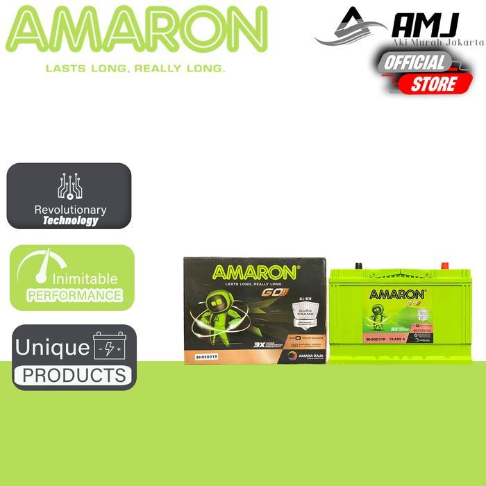 Amaron Go Aki Mobil Hyundai H1 N70Z / 95D31R - 75Ah Aki Kering