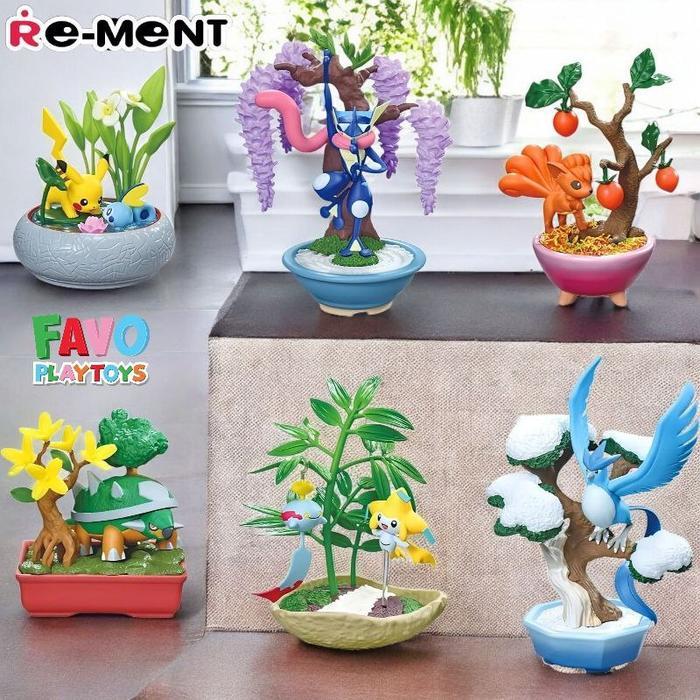 Re-Ment Pokemon Pocket Bonsai 3 Series Blind Box Figure Rement