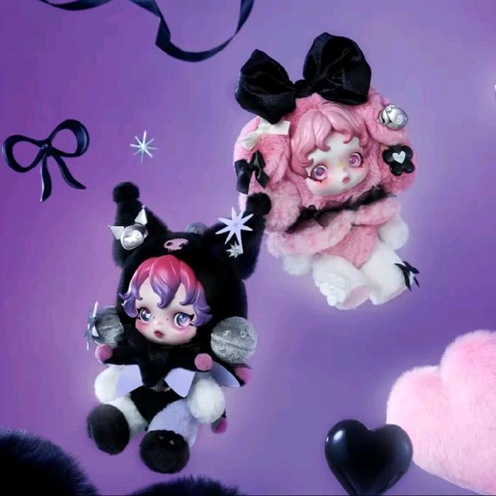 Pop Mart Skullpanda My Melody X Kuromi Plush