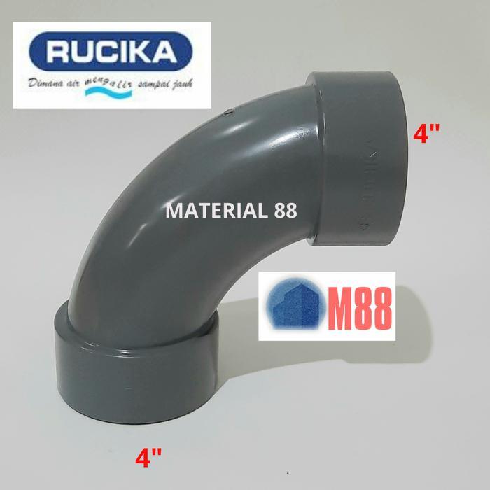 Long Elbow 4 inch Rucika D