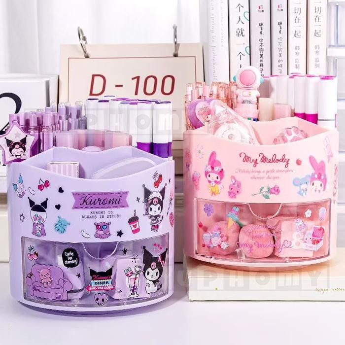 Organizer stationery/Kotak Pensil Meja Laci Mini Kotak Alat Tulis Desktop Organizer Storage Tempat