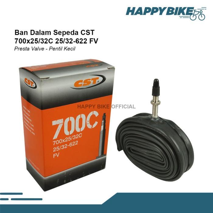 CST TUBE BAN DALAM SEPEDA ROAD BIKE 700 X 25/32 40MM FV BAN SEPEDA BALAP GRAVEL HYBRID