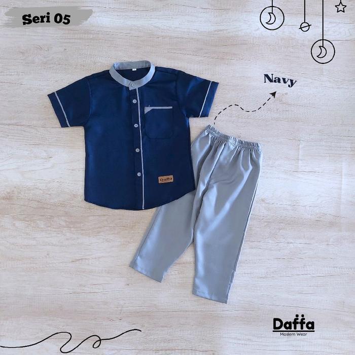 TERLENGKAP DAFFA COLLECTION - KOKO DAFFA 05 - BAJU KOKO KEMEJA ANAK BAJU KOKO KEMEJA BAYI KEMKO