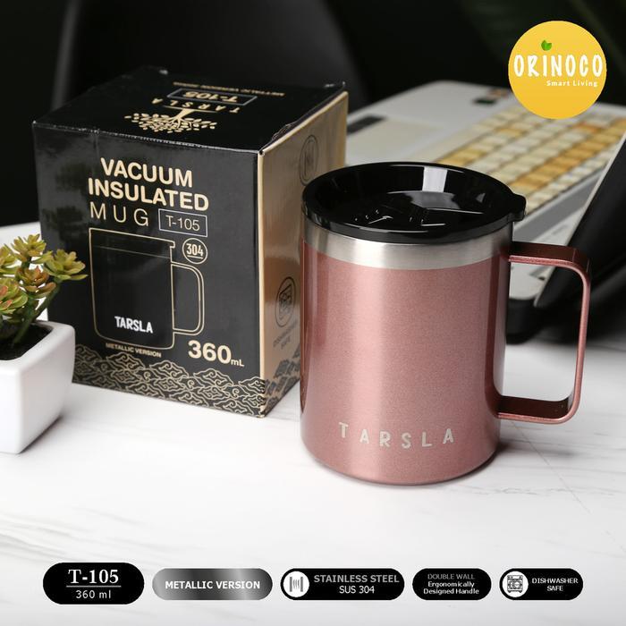 Orinoco mug & gelas stainless Steel 304 aesthetic coffe cup 360ml