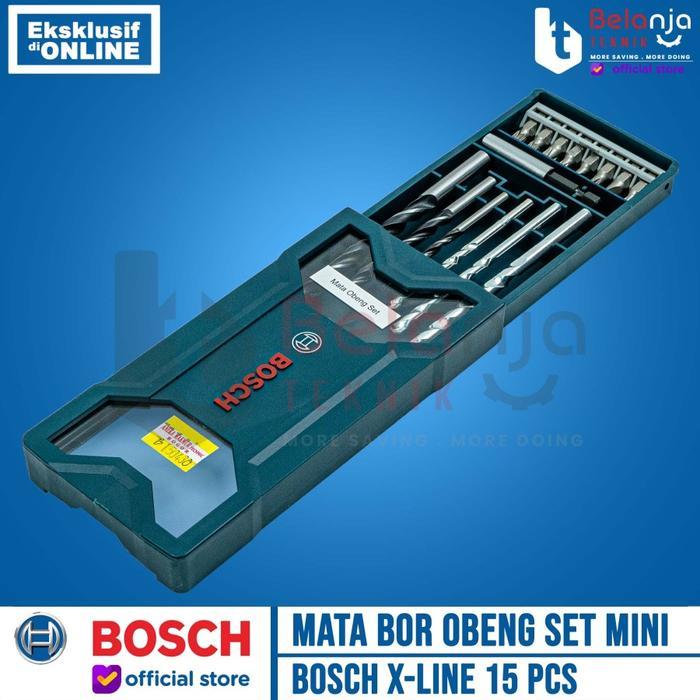 Bosch Mata Bor Obeng Set Mini 15 PCS X LIne Screwdriver Bit Magnetic