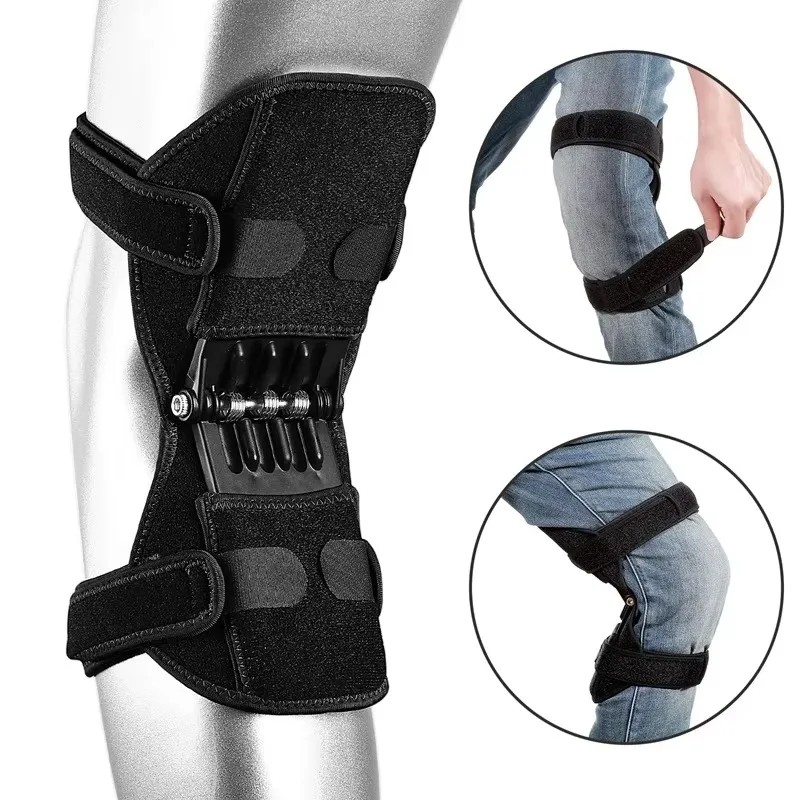 Knee Support Medical Power Lift Knee Weakly Brace Joint Support Spring Stabilizer Gym Sports Heath