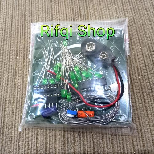 "New" DIY Kit Led Berjalan Running LED untuk belajar rakit Elektronik tugas sekolah