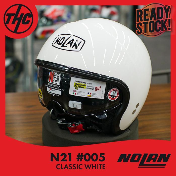 Nolan N-21 Classic Helm 005 Metal White N21