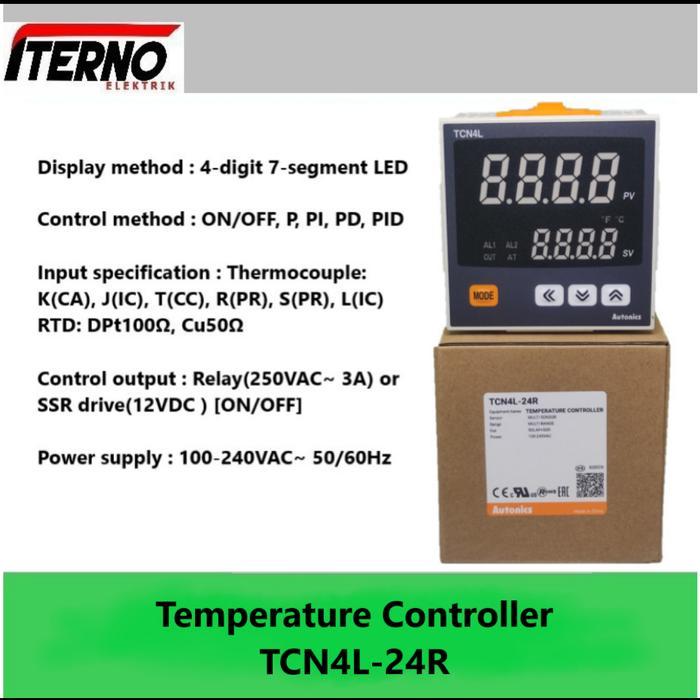 Tcn4L-24R Temperature Controller Autonics Tcn4L24R