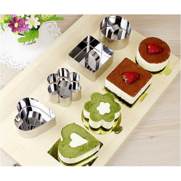 Mousse Cake Mold Stainless Steel Cetakan Mousse Cheese Cake Loyang