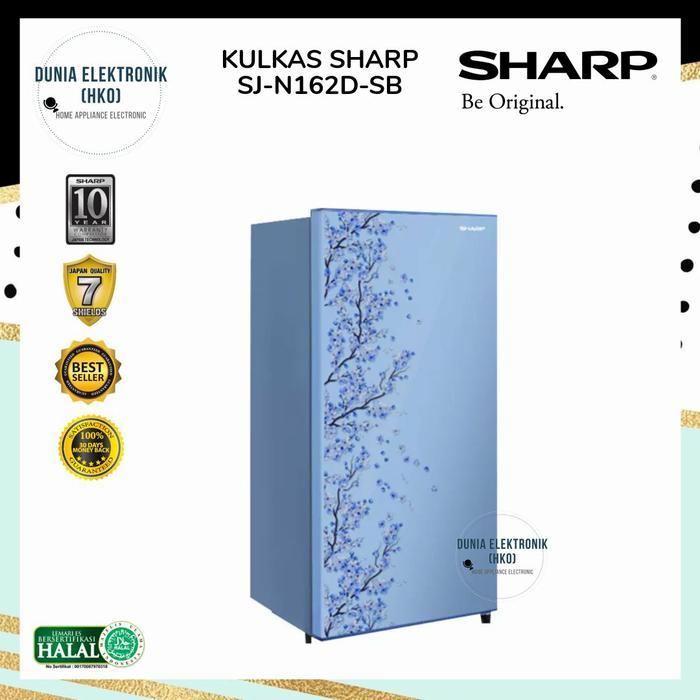 KULKAS SHARP SJ-N162D SJ N162 D LEMARI ES 1 PINTU KIREI SAKURA SERIES
