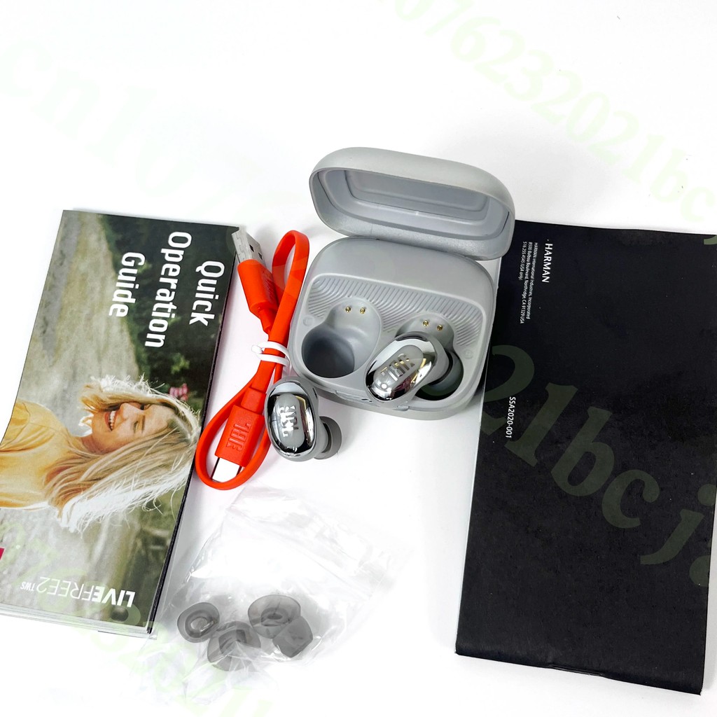 Original JBL Live Free 2 Tws True Wireless Bluetooth Earbuds Active Noise Cancelling Headset IPX5