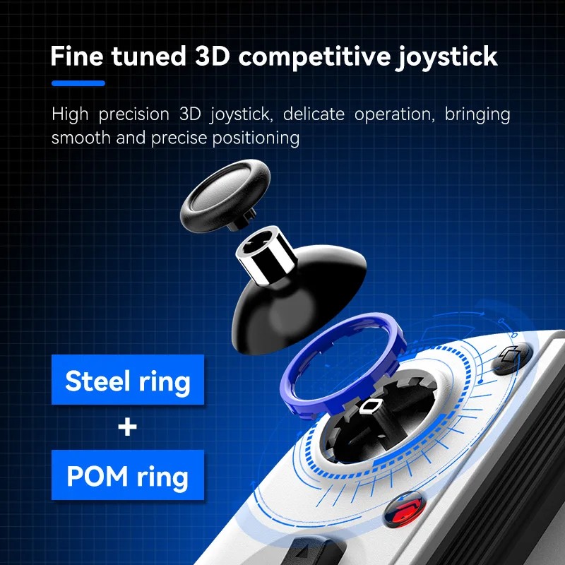 BSP-D11 Wireless Controller Retractable Joystick Gamepad for Nintendo Switch / PS4 / PS3 / Mobile