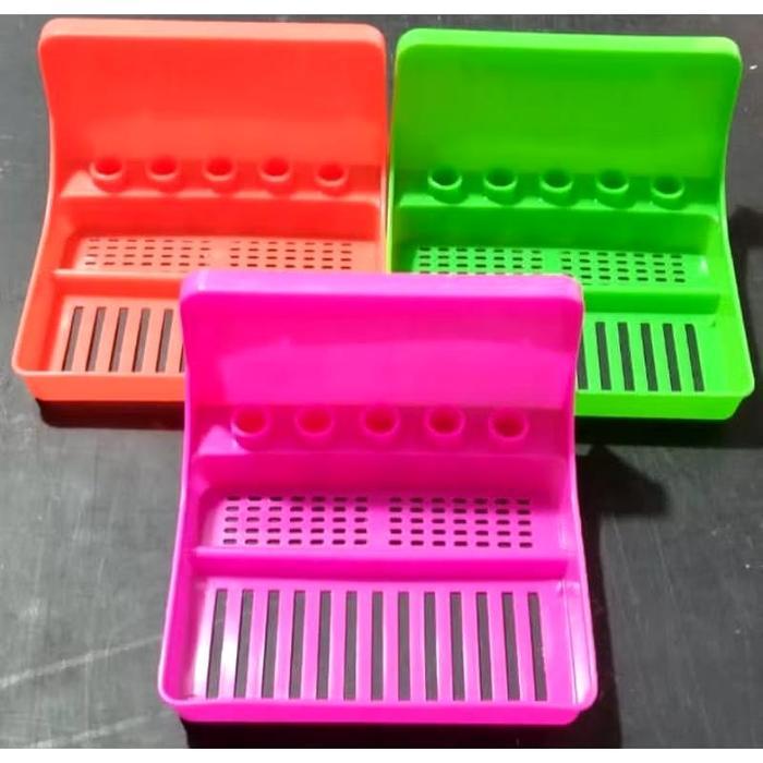 Tempat Sabun Mandi Sikat Gigi Dinding Plastik