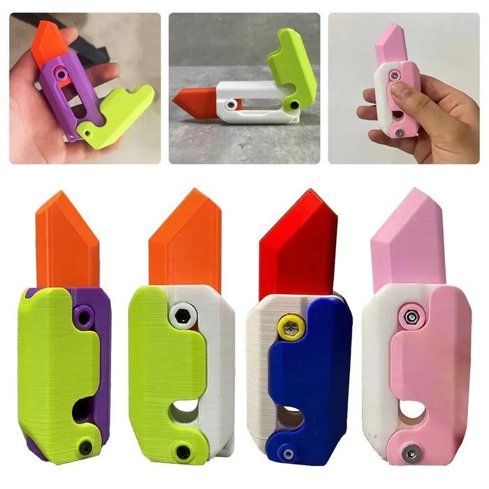 SALE MAINAN Pisau LOBAK Wortel Gravity Knife Butterfly Knife STRESS RELIEF TERMURAH