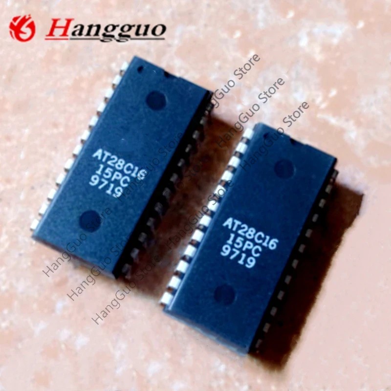 5PCS/LOT AT28C16-15PC DIP-24 AT28C16-15 DIP24 AT28C16 28C16 Memory Chip IC