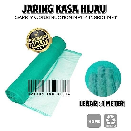 Jaring Kasa Hijau Taiwan Meteran / Jaring Pengaman Proyek Keramba Ikan