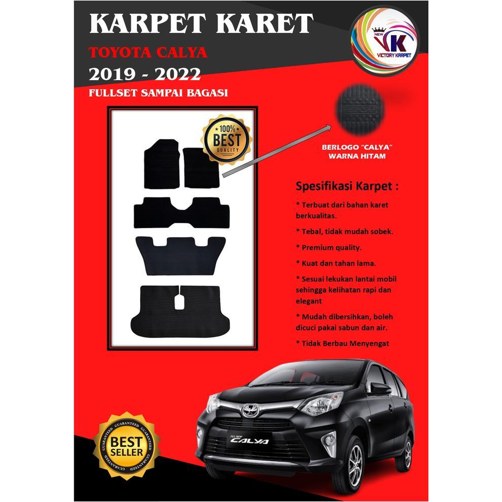 Karpet Mobil Toyota Calya 2019/2021 Premium Full Set