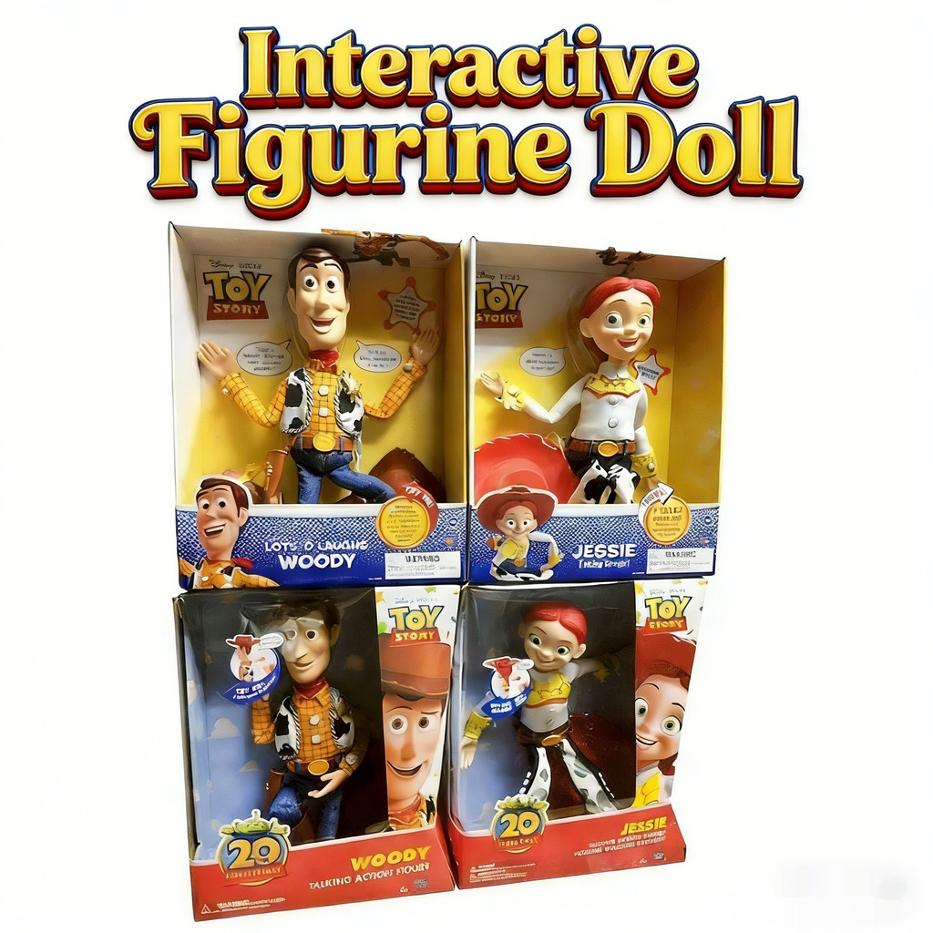 20th Anniversary Of Disney Animation "Toy Story" Woody And Jessie Interactive Action Figures Doll