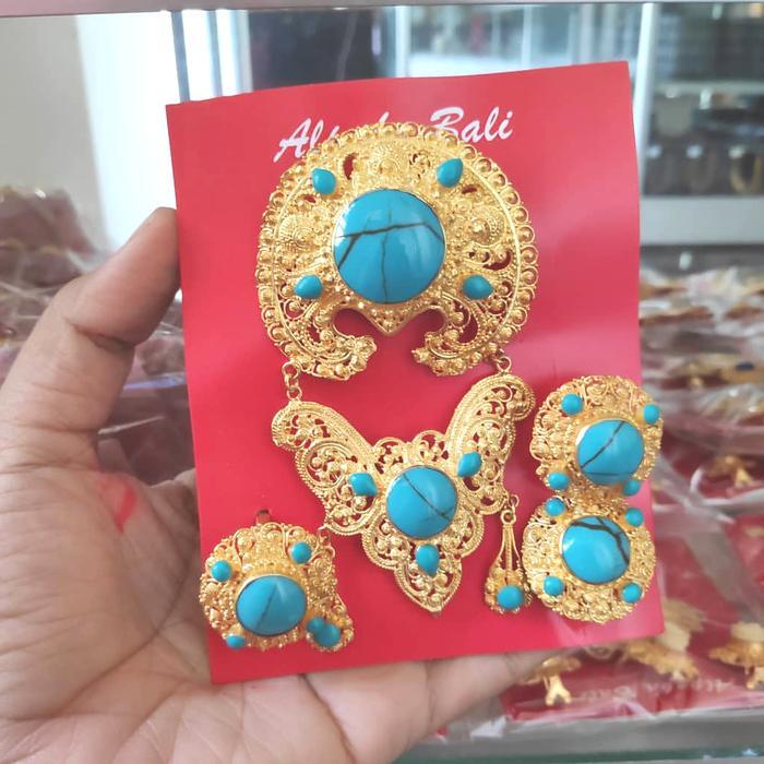 ~~~] Set Bross Alpaka Kipas Jumbo Kebaya Hijab Bali