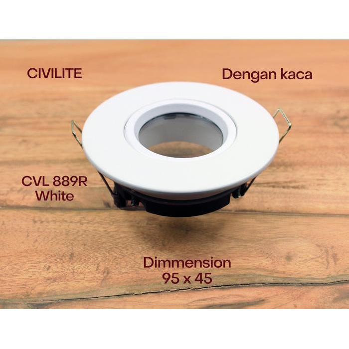 Casing Mr16 Civilite With Kaca