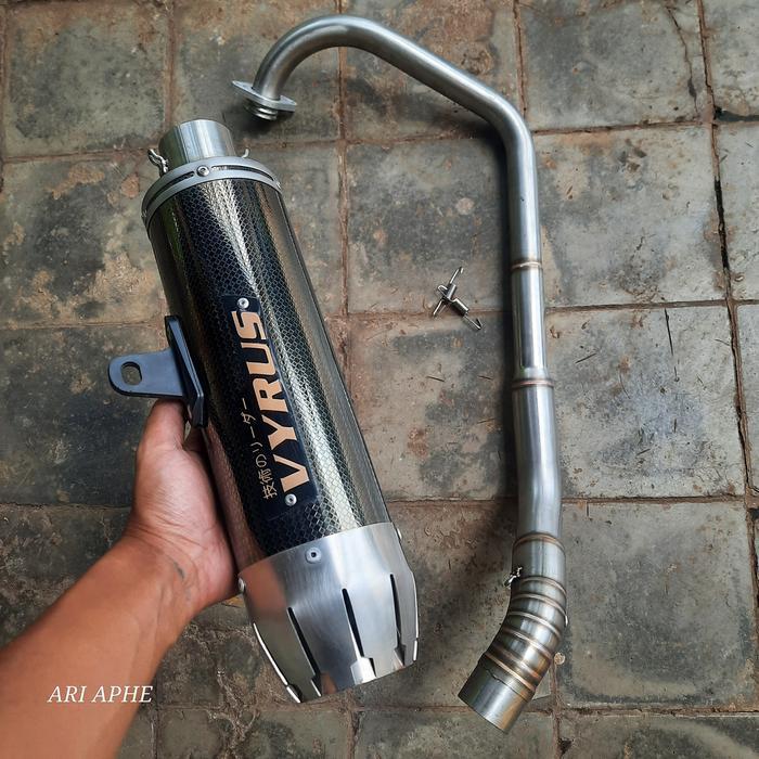 Knalpot Vyrus F16 By R9 Original Yamaha Byson Fullsystem