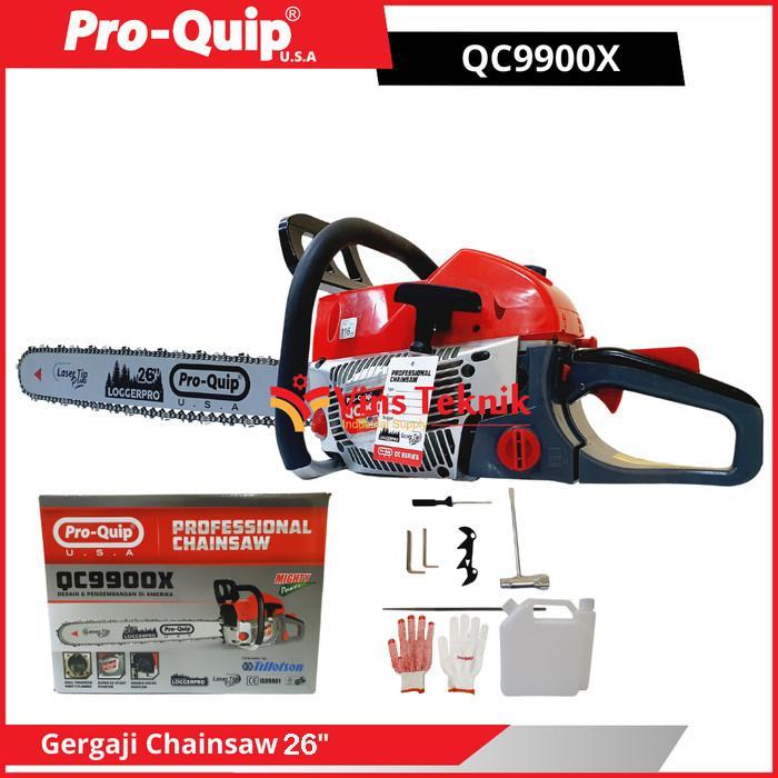 PROQUIP QC9900X Gergaji kayu pohon chainsaw chain saw 26inch QC 9900