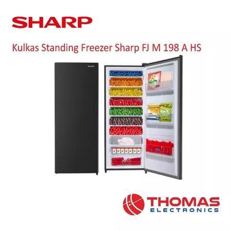Kulkas Standing Freezer Sharp FJM198 FJM 198 A HS Garansi Resmi