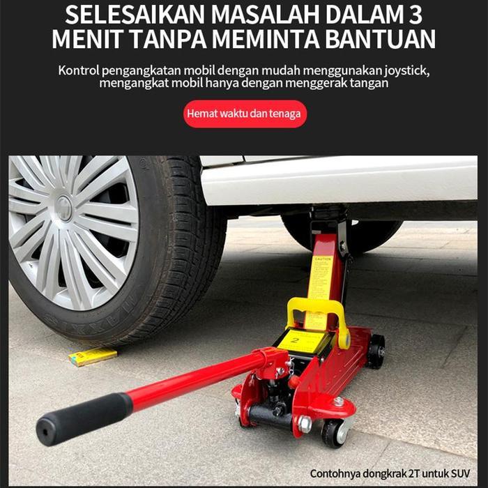 Dongkrak Mobil Hidrolik 2 Ton - Dongkrak Buaya Multifungsi Terlaris