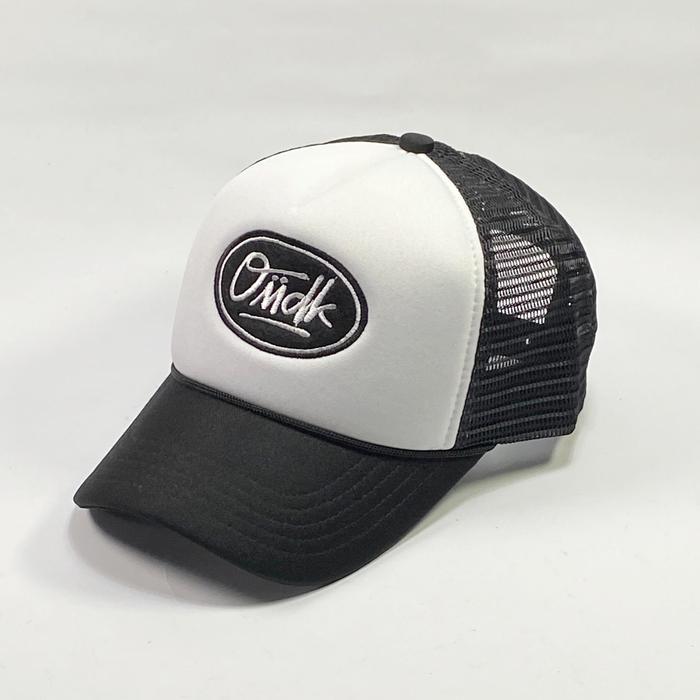 Trucker Hat Omidoki Topi Jaring Pria Distro Original Hitam Putih Cap Topi Pancoat