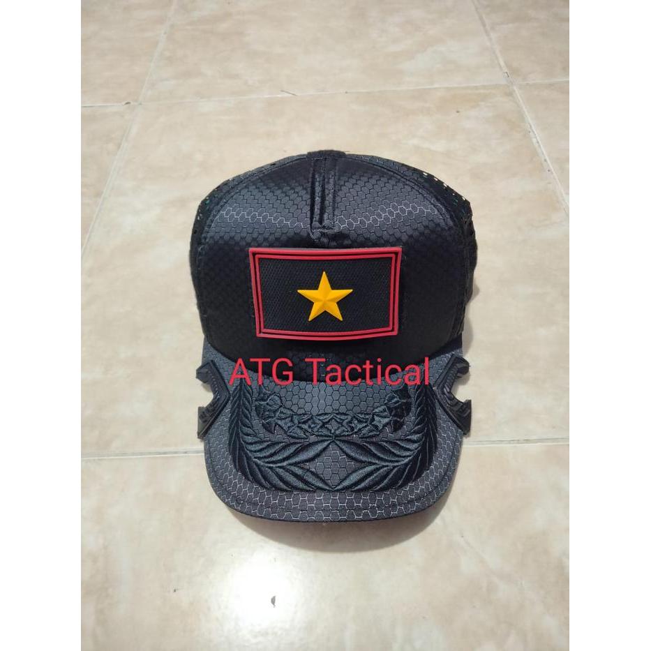Topi Bordir Pati Polri/Topi Bordir Timbul/Topi Cordura/Topi Laser Tawon