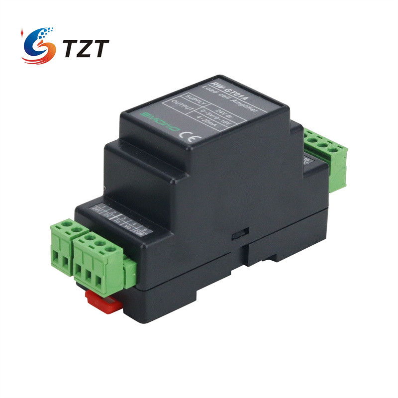 Tzt Rw-Gt01A Din Rail 4-20Ma Sensor Load Cell Amplifier Transmitter Transducer Force Weight Measure