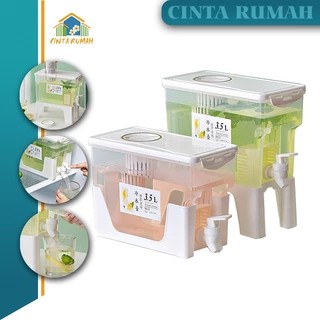 Dispenser jus 3.5L /6.5L Dispenser Air Minum Jus Juice Botol Minum Galon Kulkas/ Dispenser Air Mini 