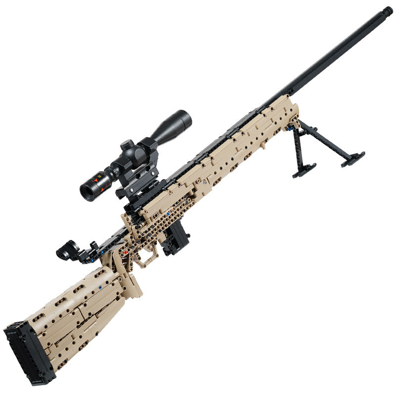 M24 Sniper Rifle Model Building Blocks Kit Shooting Toy Gun Military Series Children Educational