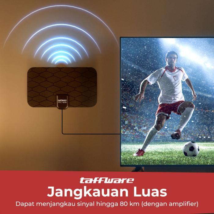 "New" New Antena Android TV Digital Set Top Box DVB T2 Indoor 3 Meter 28dB